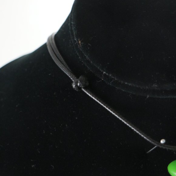 Unique African Geometric Brass and Beads Necklace - Picture 8 of 8